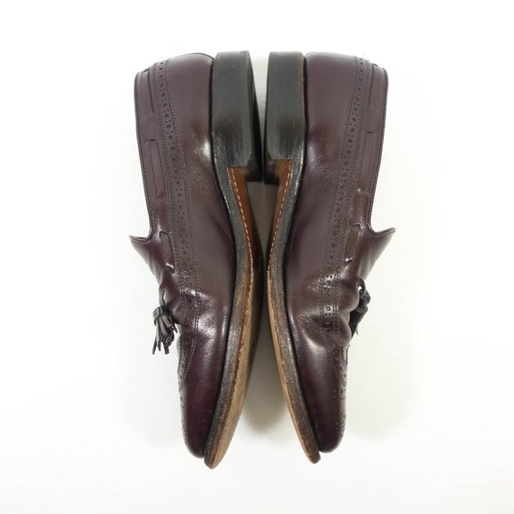 Allen Edmonds Manchester Wingtip Tassel Loafers - Men's Size 8 D - Picture 7 of 10